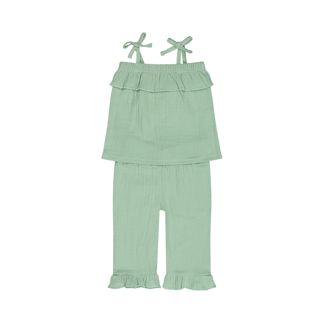 Conjunto Blusa y Pantalón 100% Algodón para Niña - Kool KidsDIRKJEKool KidsN58402-3MConjunto Blusa y Pantalón 100% Algodón para Niña3 MesesVerde pálido8720815586729
